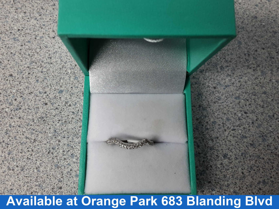 Ring - Wedding Band - White Gold 10k (.417) 1.6 grams Size 4.5