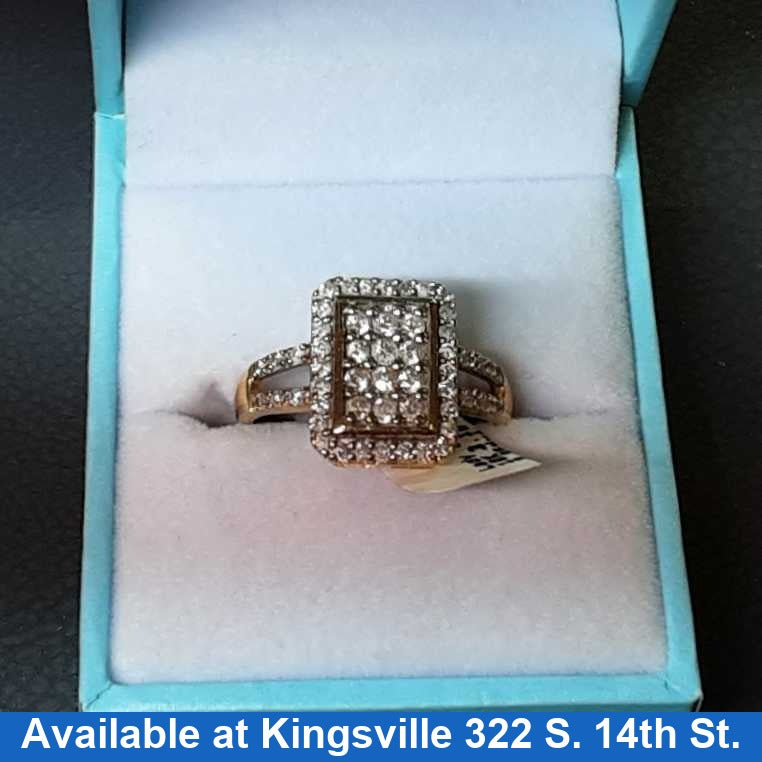 Women's Ring - Yellow Gold 10k (.417) 3.1 grams Size 8.5