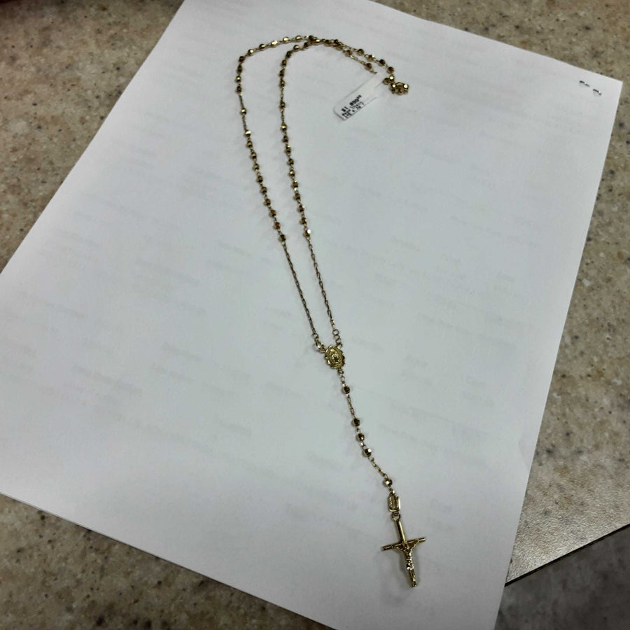 Bead Chain - Yellow Gold 14k (.585) 6.2 grams 30 inch