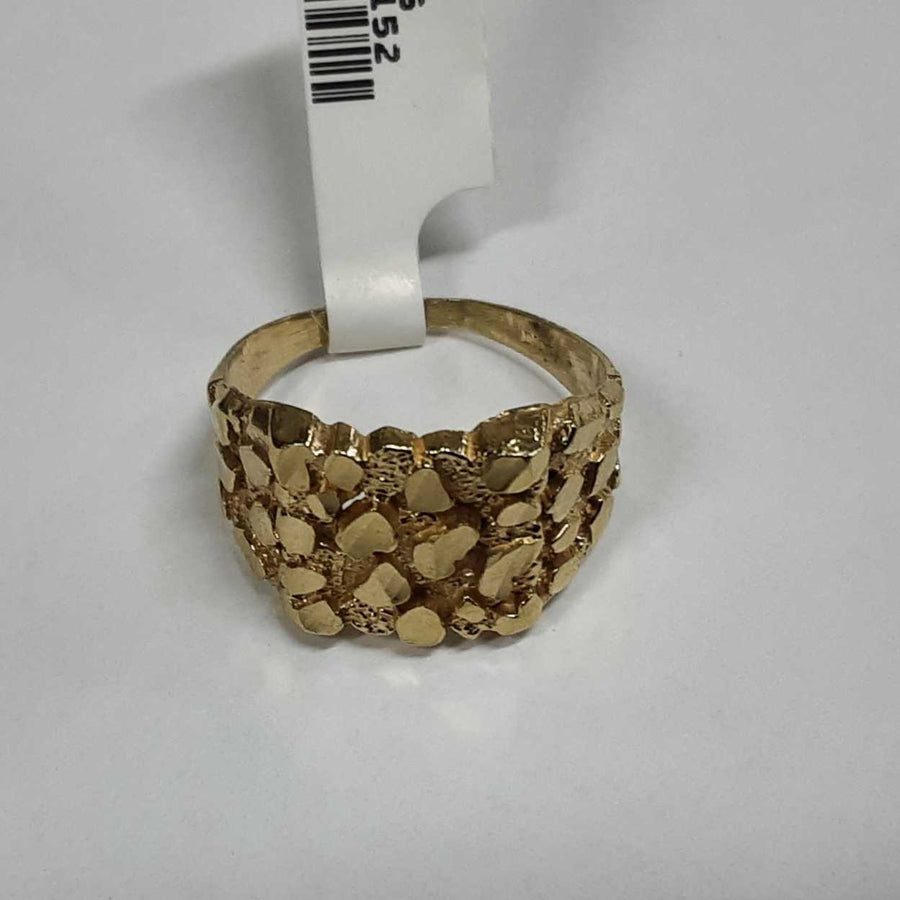 Men's Ring - Yellow Gold 10k (.417) 2.9 grams Size 8