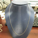 Link Chain - Yellow Gold 18k (.750) 2.8 grams 22 inch