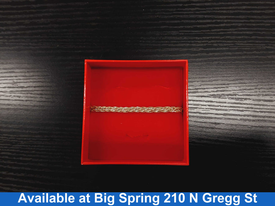 Bracelet - Yellow Gold 10k (.417) 9.7 grams 6 inch