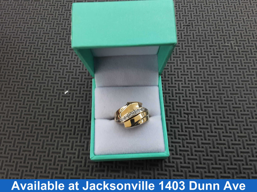 Women's Ring - Yellow Gold 10k (.417) 3.3 grams Size 8