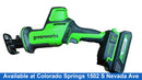 Greenworks Rsg404 Green Cordless Reciprocating Saw