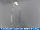 Box Chain - Yellow Gold 14k (.585) 1.4 grams 14 inch