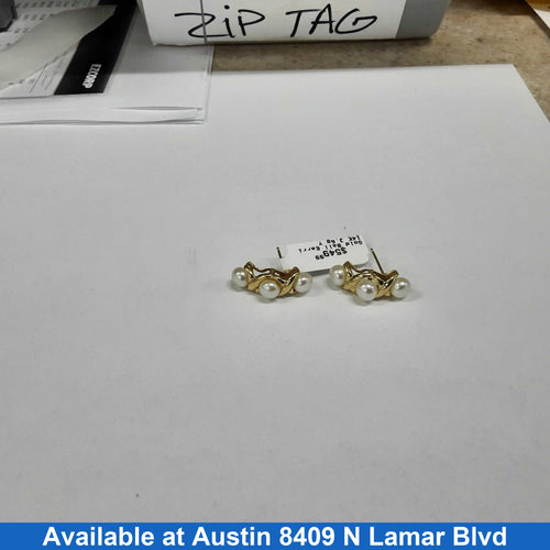Gold Ball Earrings - Yellow Gold 14k (.585) 3.6 grams