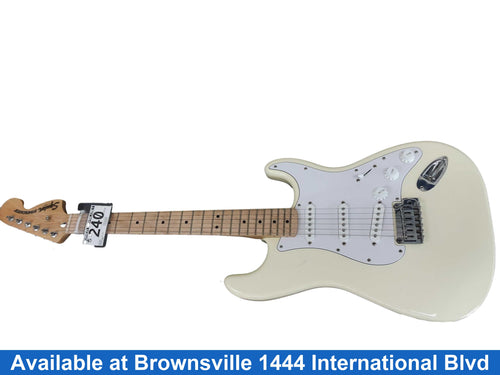 Squier Stratocaster Beige / Tan Electric Classic Guitar