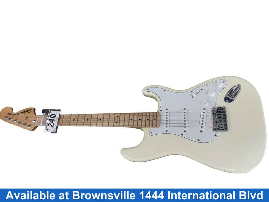 Squier Stratocaster Beige / Tan Electric Classic Guitar