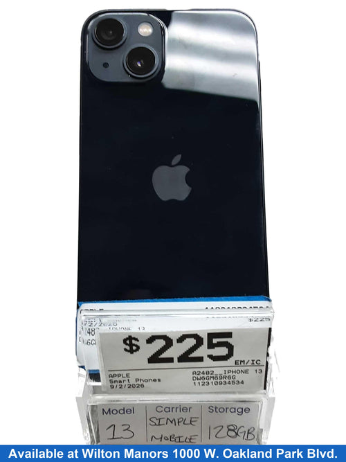 Apple A2482__iphone 13 128 Gb Black Smart Phone