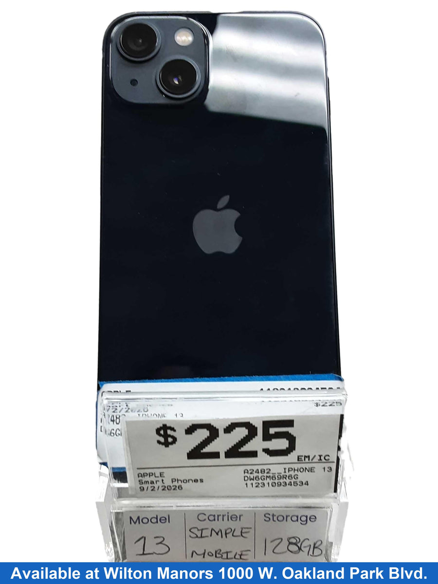 Apple A2482__iphone 13 128 Gb Black Smart Phone