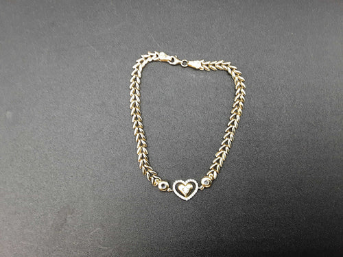 Wheat Bracelet - Yellow Gold 10k (.417) 4.6 grams 8 inch