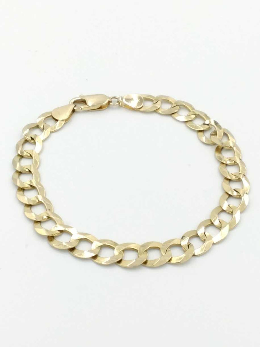Cuban Link Bracelet - Yellow Gold 10k (.417) 16.4 grams 9 inch