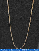 Cuban Link Chain - Yellow Gold 10k (.417) 4.5 grams 18 inch
