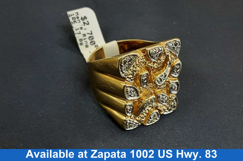 Men's Ring - Yellow Gold 10k (.417) 17.8 grams Size 20