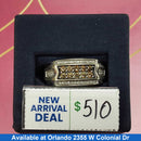Men's Ring - White Gold 10k (.417) 5.1 grams Size 10