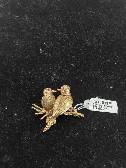Broach - Yellow Gold 14k (.585) 10.7 grams