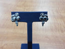 Gold Ball Earrings - Silver 4.7 grams