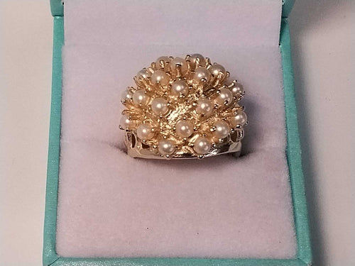 Women's Ring - Yellow Gold 14k (.585) 8.5 grams Size 8