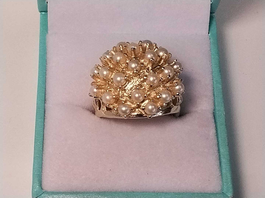 Women's Ring - Yellow Gold 14k (.585) 8.5 grams Size 8