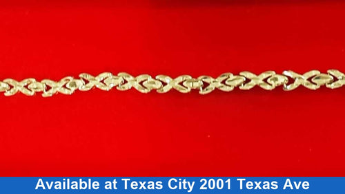 Bracelet - Yellow Gold 10k (.417) 6 grams 7 inch