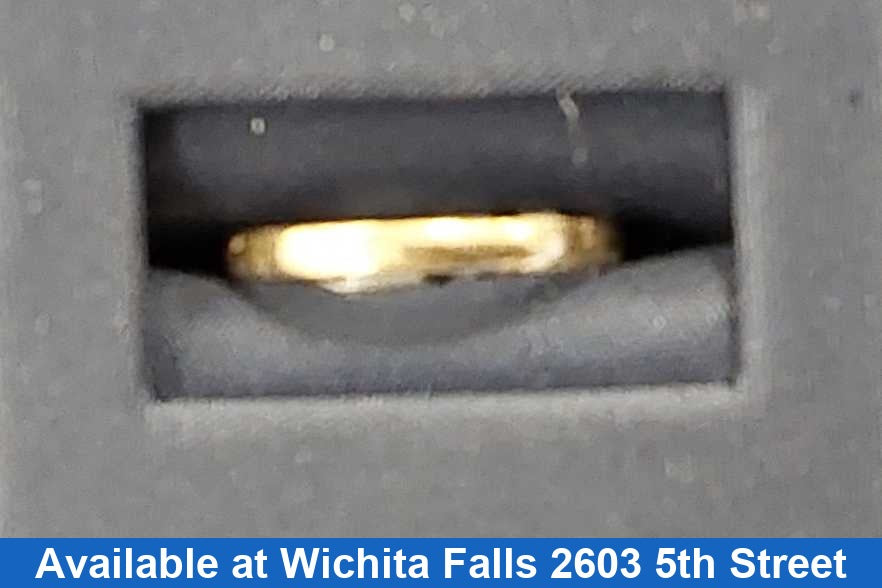 Ring - Wedding Band - Yellow Gold 10k (.417) 1 grams Size 20