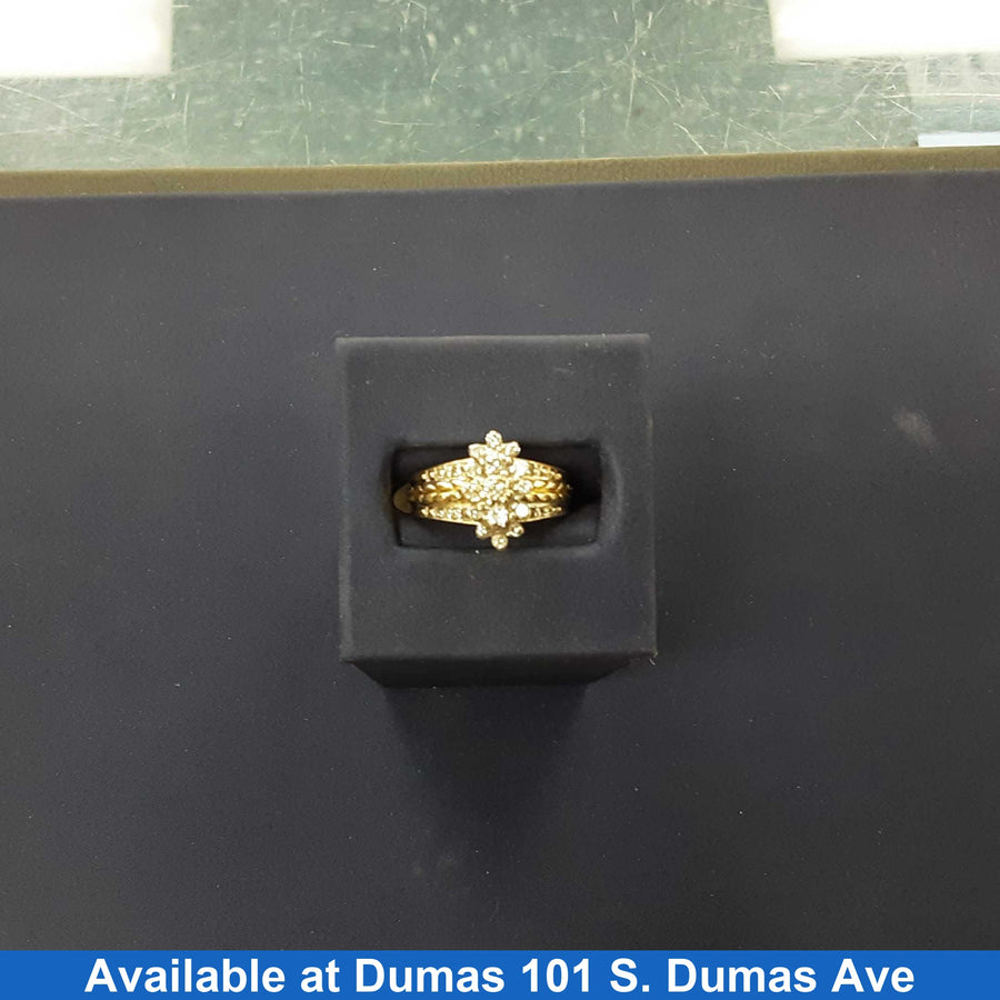 Women's Ring - Yellow Gold 14k (.585) 6.3 grams Size 9