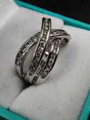 Women's Ring - White Gold 14k (.585) 7.3 grams Size 7