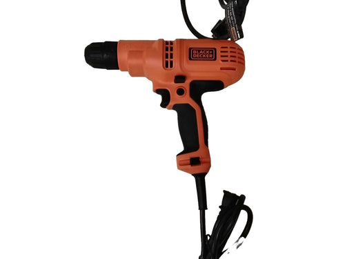 Black & Decker Dr260 Orange Corded Standard Drill