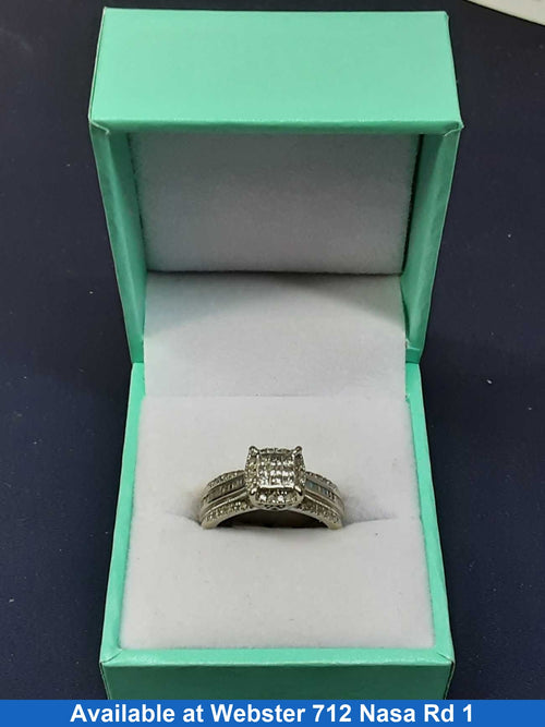 Women's Ring - White Gold 10k (.417) 4.8 grams Size 5