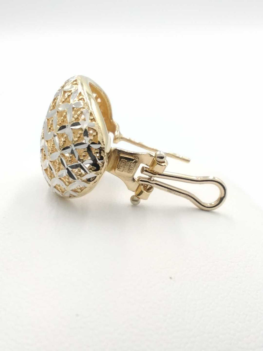 Filigree Earrings - Yellow Gold 14k (.585) 6.7 grams