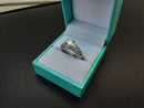 Ring - Wedding Set - White Gold 18k (.750) 6 grams Size 6