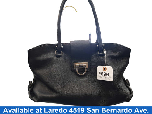 Salvatore Ferragamo Gancini Black Purse / Handbag