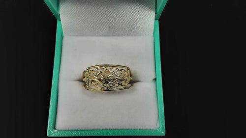 Women's Ring - Yellow Gold 14k (.585) 2.5 grams Size 8