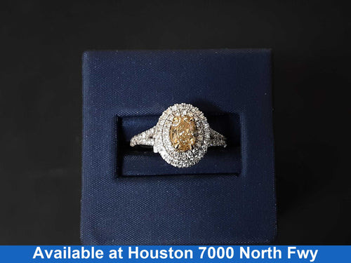 Women's Ring - White Gold 10k (.417) 3.5 Grams Size 7.5 Labgrown