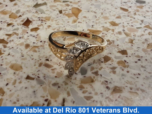 Women's Ring - Yellow Gold 10k (.417) 1.9 grams Size 7