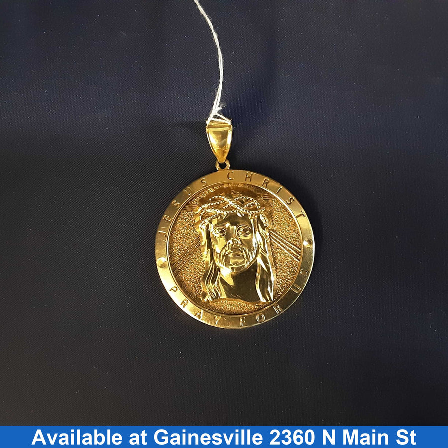 Religious Pendant - Yellow Gold 10k (.417) 7.1 grams