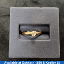 Women's Ring - Solitaire - Yellow Gold 14k (.585) 1.7 grams Size 6.5