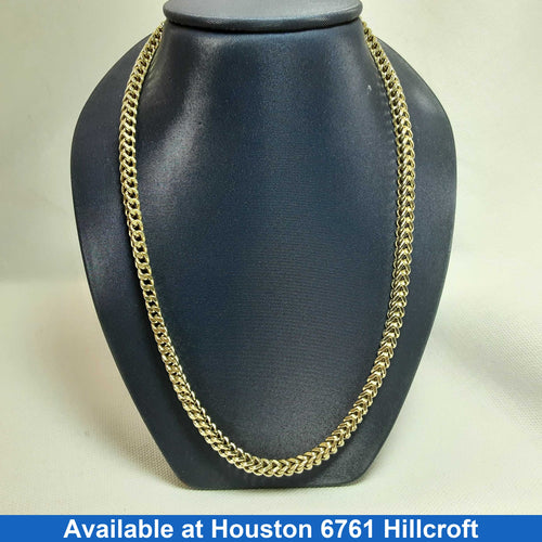Fox Tail Chain - Yellow Gold 10k (.417) 16 grams 22 inch