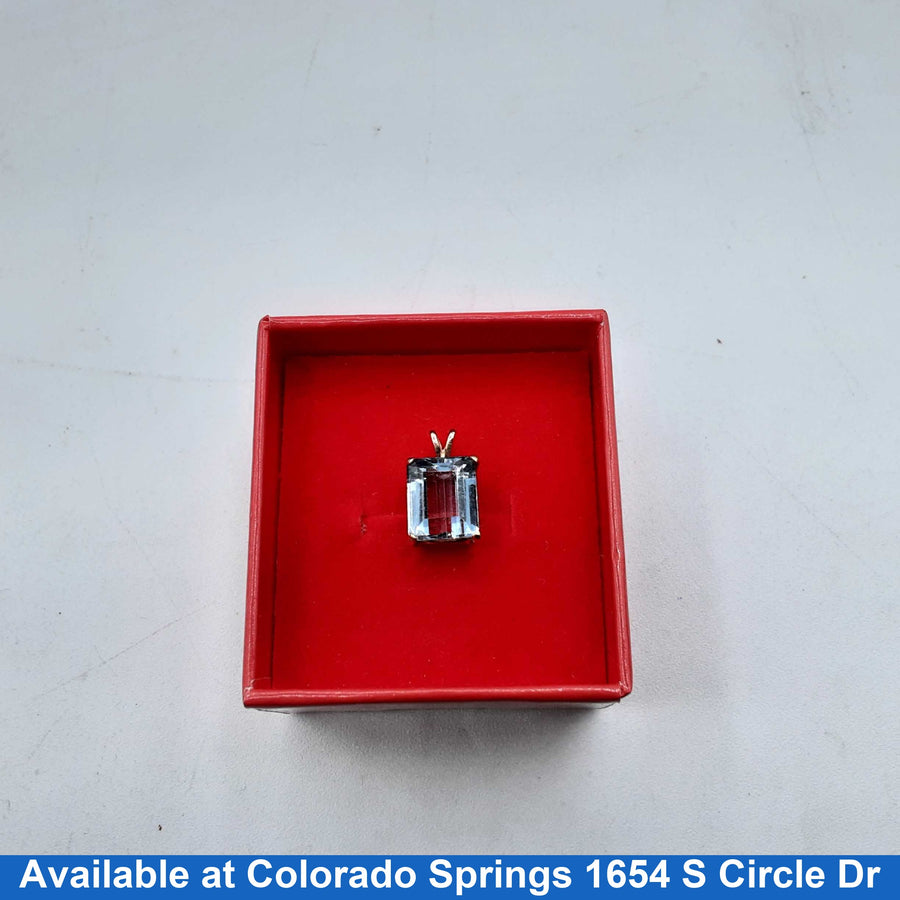 Diamond Pendant - Yellow Gold 14k (.585) 2.4 grams