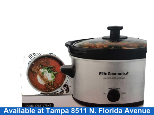 Elite Gourmet Mst-275xs/mst-275xs Silver Small Kitchen Appliance