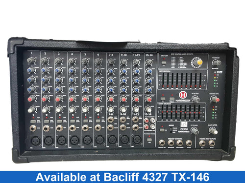 Harbinger Lp9800 Black Guitar Amplifier