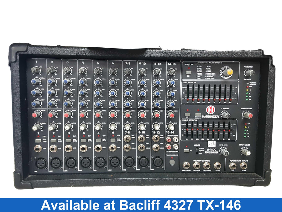 Harbinger Lp9800 Black Guitar Amplifier