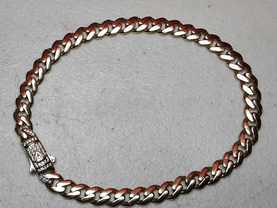 Cuban Link Bracelet - Yellow Gold 14k (.585) 13.6 grams 10 inch