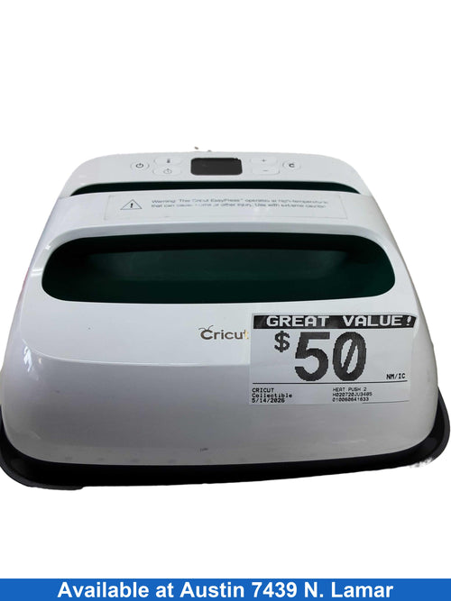 Cricut Heat Push 2 White Other Collectible