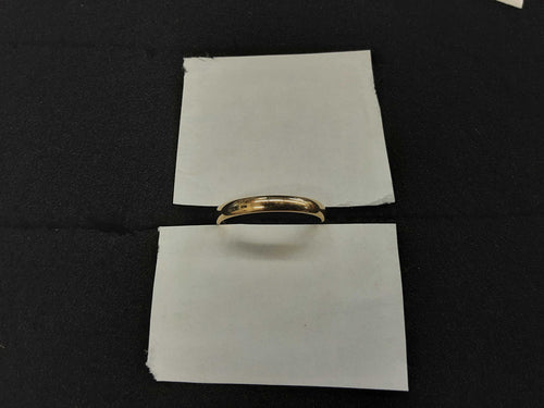 Ring - Wedding Band - Yellow Gold 14k (.585) 2.6 grams Size 10.5