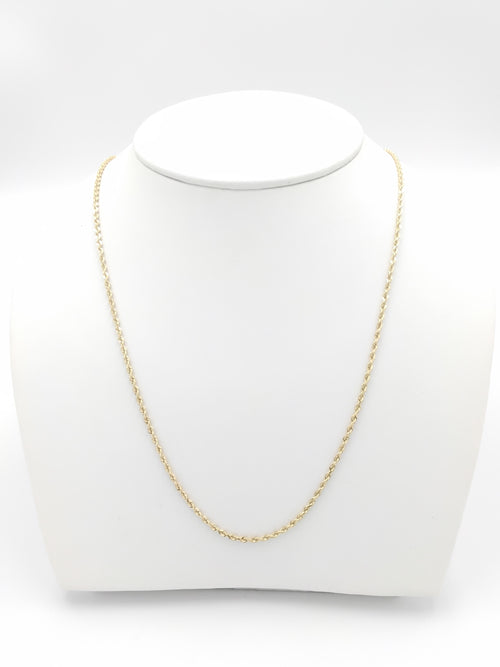 Rope Chain - Yellow Gold 14k (.585) 4.6 grams 20 inch