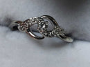 Women's Ring - White Gold 10k (.417) 2.1 grams Size 7.5