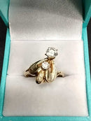 Women's Ring - Anniversary - Yellow Gold 14k (.585) 4.6 grams Size 7