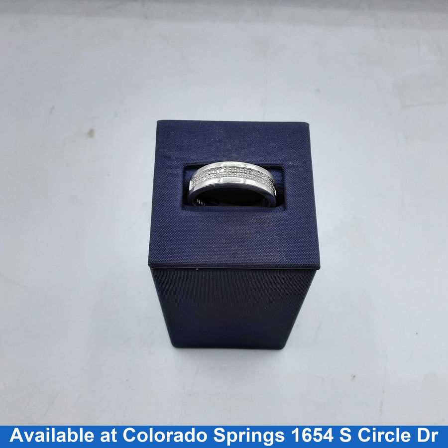Ring - Wedding Band - Silver 4.5 grams Size 9