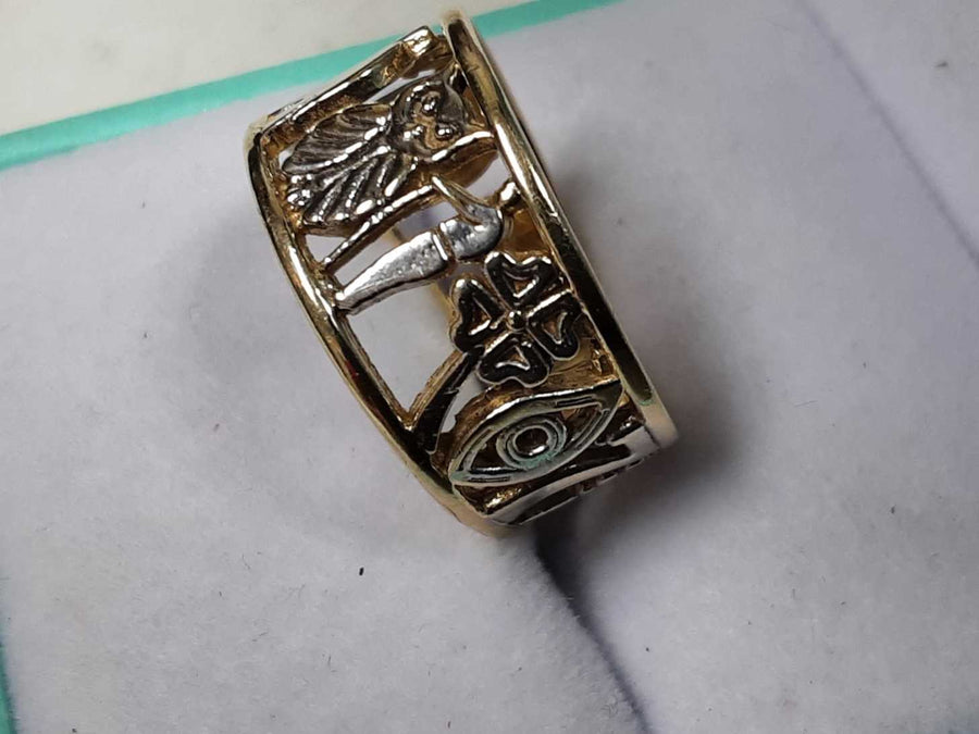 Women's Ring - Yellow Gold 14k (.585) 4 grams Size 6.5